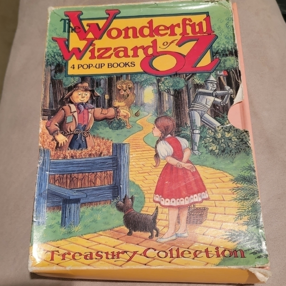 The Wonderful Wizard Of Oz 4 Pop-Up Books Treasury Collection Box Set~ Vintage